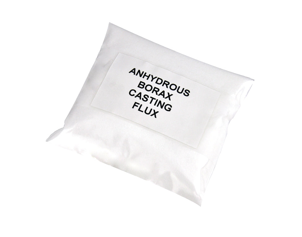 1 oz bag of anhydrous borax deoxidizing casting flux powder for melting precious metals