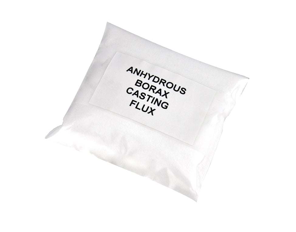 1 oz bag of anhydrous borax deoxidizing casting flux powder for melting precious metals