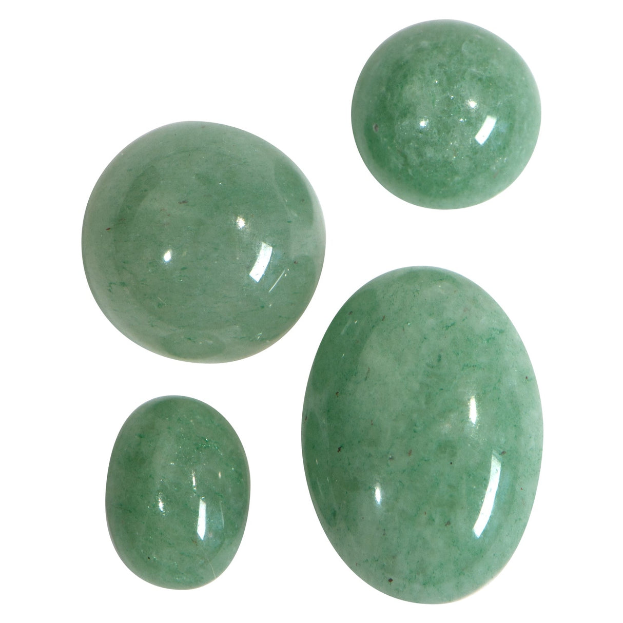 10mm Aventurine Round Cabochon smooth polished green gemstone with natural shimmer for jewelry making