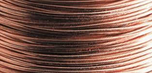 16 gauge bare copper wire spool for jewelry making and wire art crafts