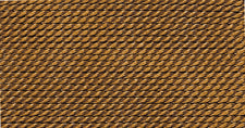 Brown Silk Bead Cord #10 10-pack close-up showing tight woven texture