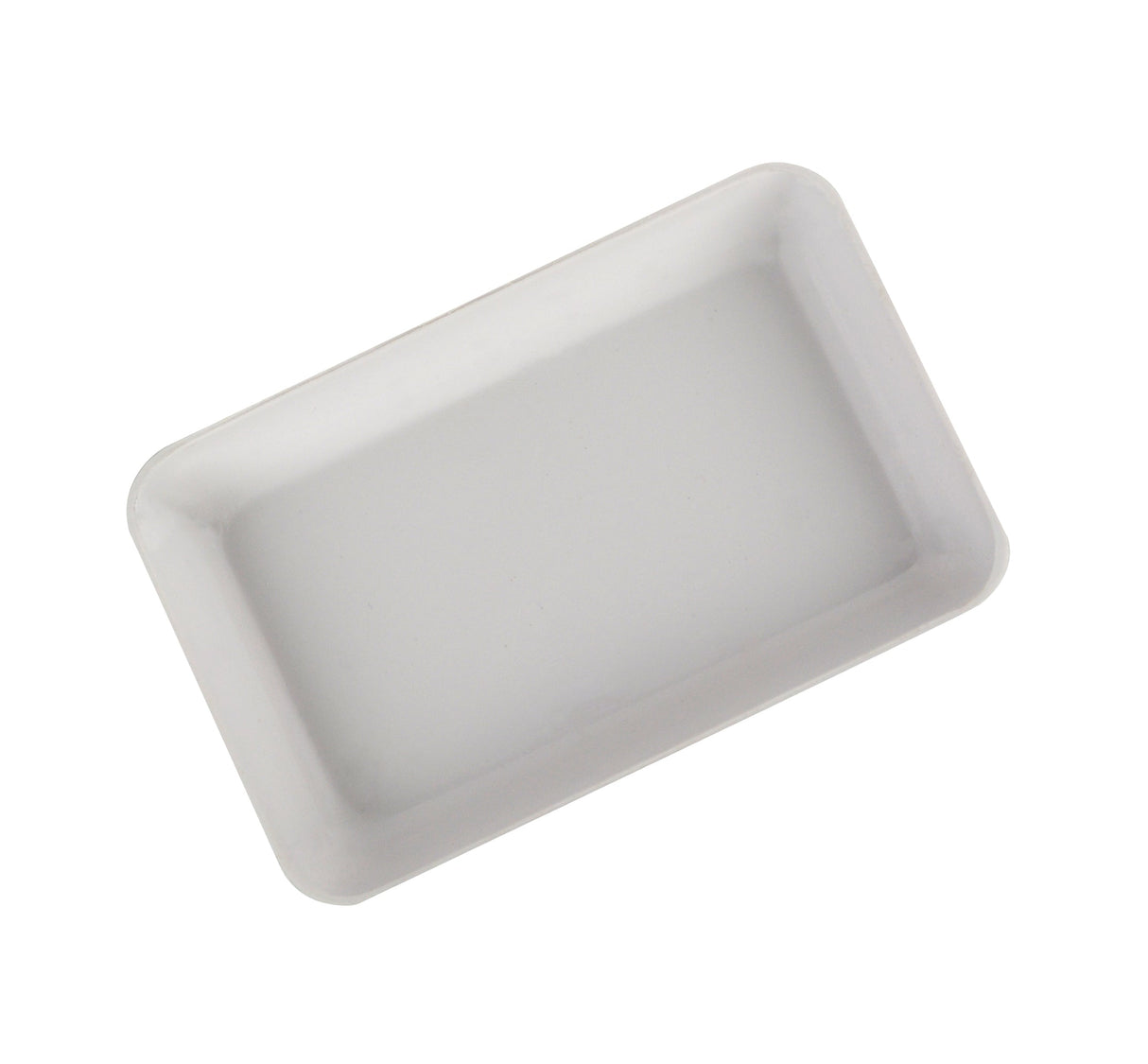 4 inch by 2.5 inch white hollow sorting tray for beads and jewelry components