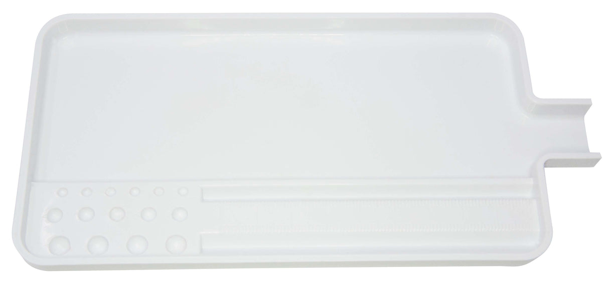 Large Gem Stone Tray with 80mm Scale White by PMC Supplies