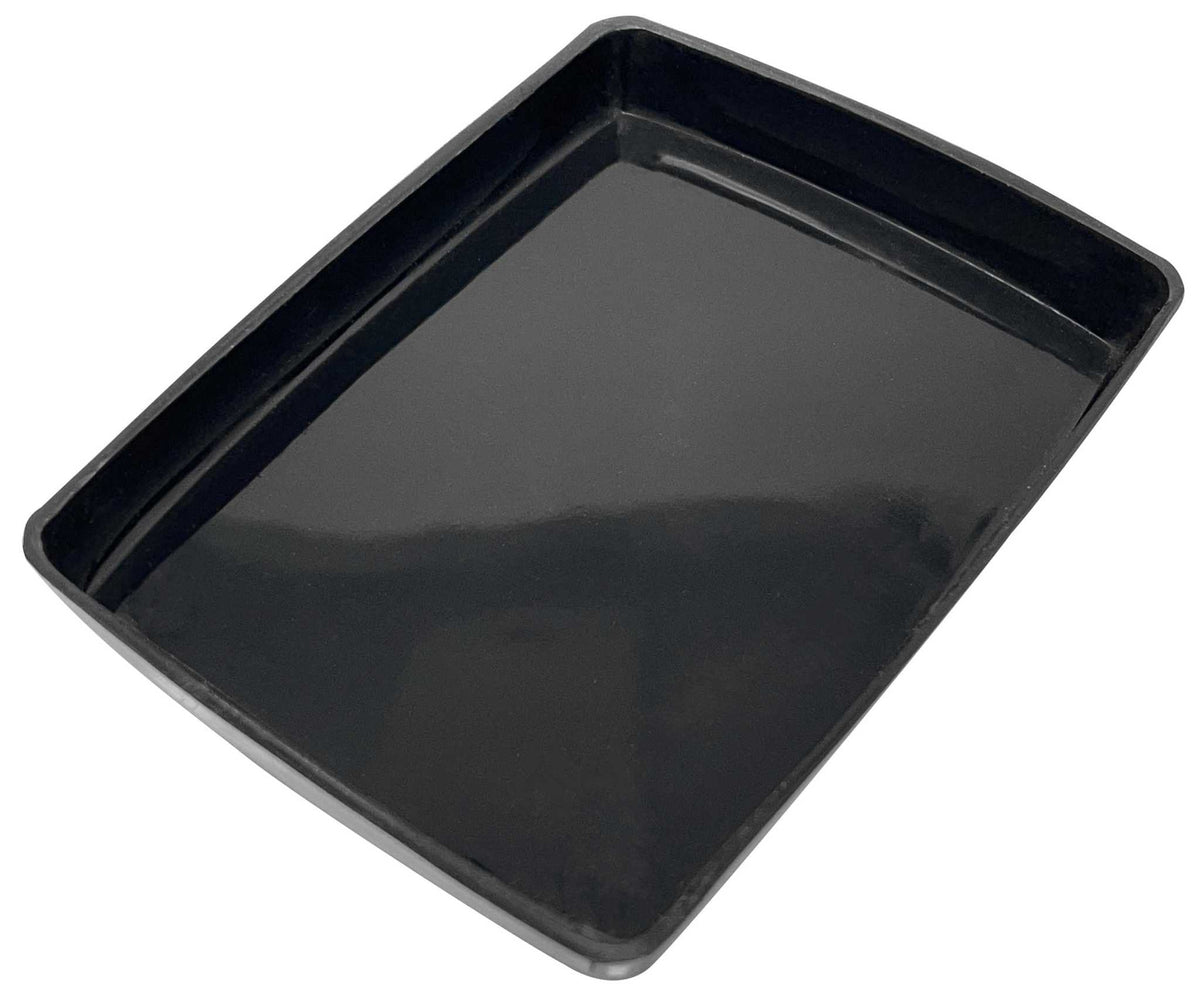 Black plastic tray 4-1/2 by 3-1/2 inches for sorting diamonds, beads, and small components