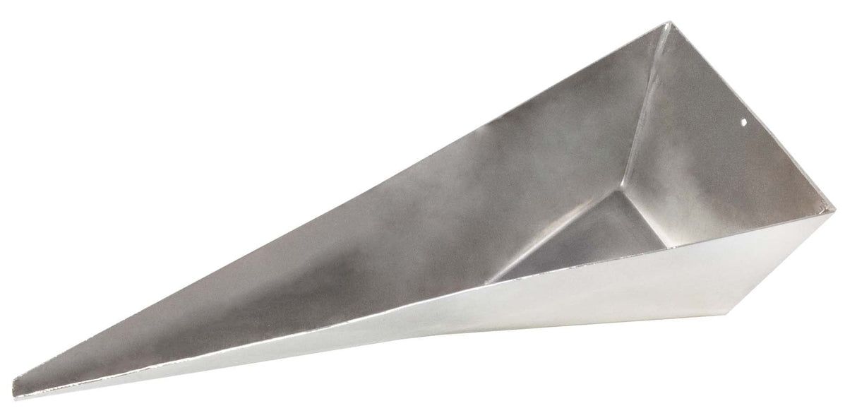 Nickel-plated brass scoop tray 6 inch for bead counting and sorting in crafts