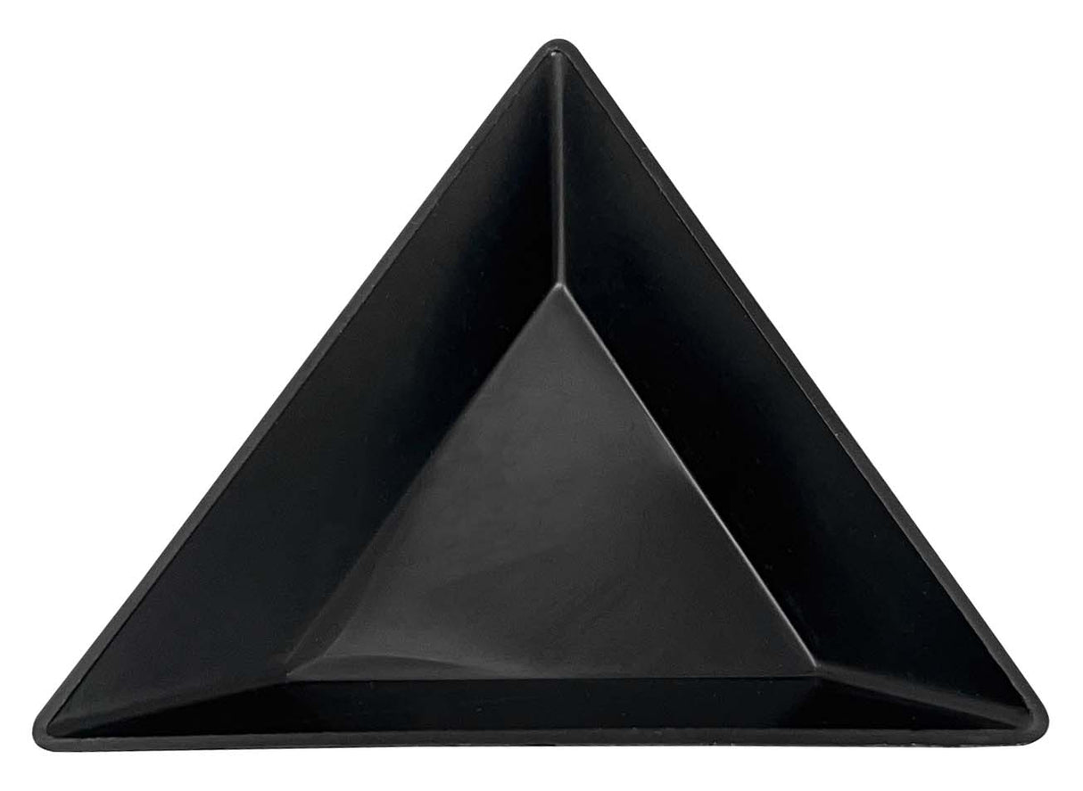 Sorting Tray Triangular Black Plastic 6/PK by PMC Supplies
