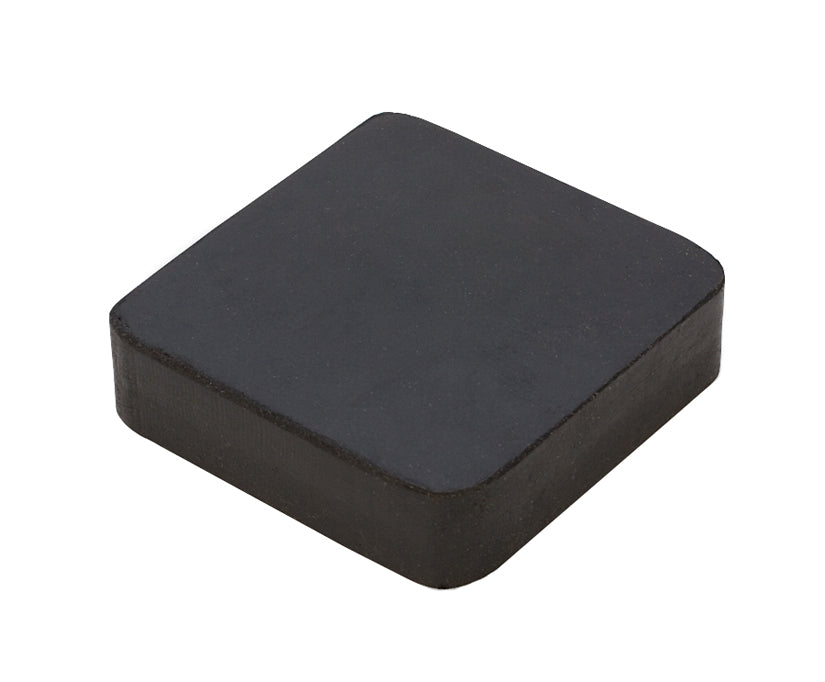 4 inch rubber bench block vulcanized non-marring firm work surface for metalworking and jewelry tasks