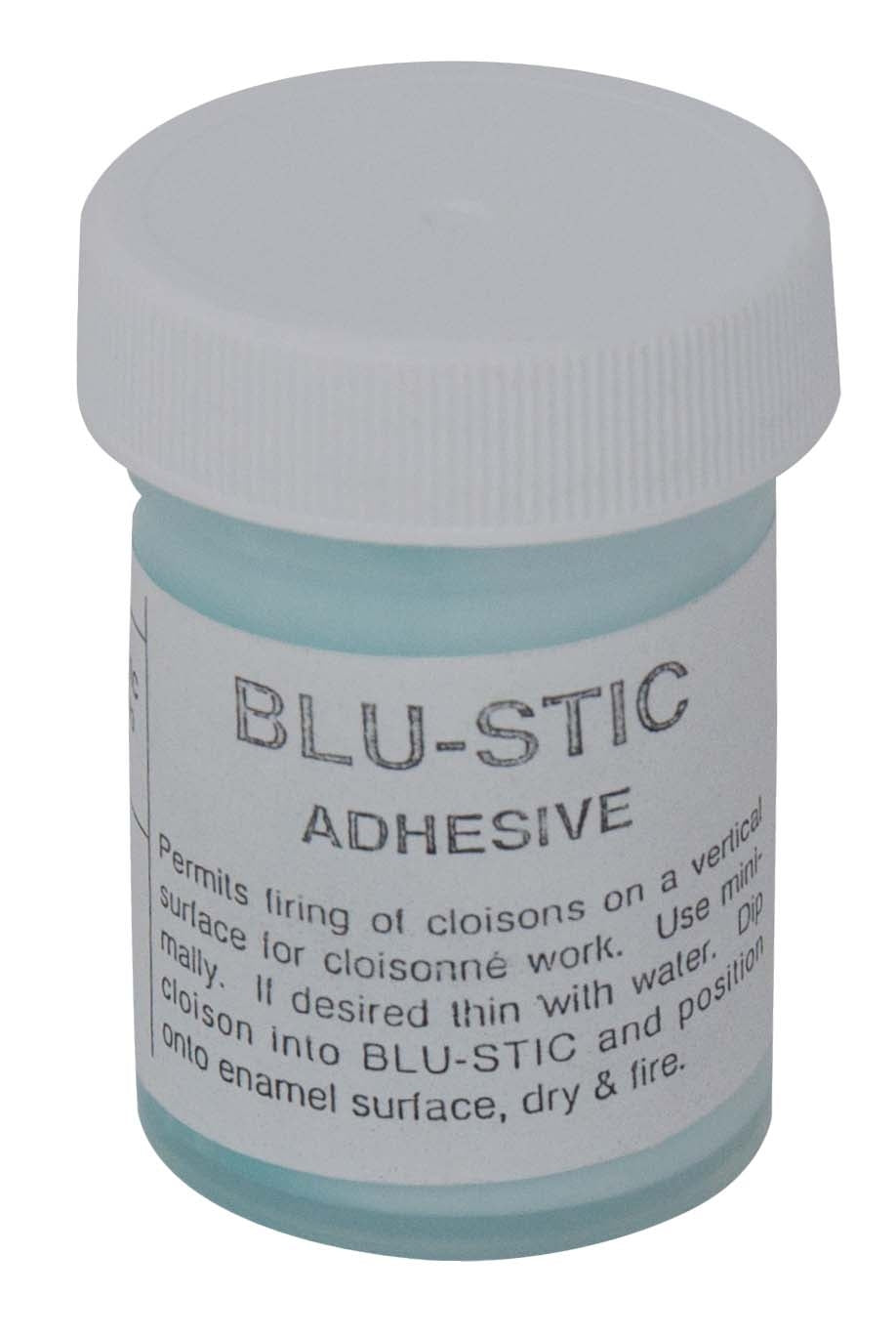 Thompson Enamel Blu-Stic Cloison Adhesive bottle for secure cloisonné enamel bonding