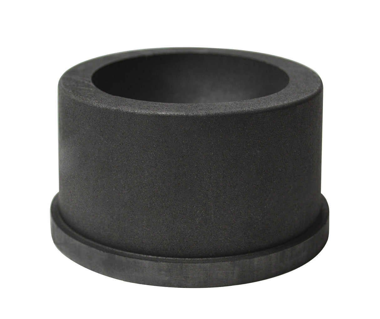 3-inch marble glassblowing mold made of high-density graphite with smooth half-sphere cavity for precise marble glass art