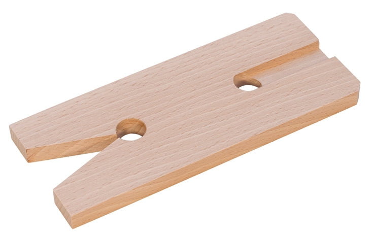 Wooden V-Slot Bench Pin woodworking accessory with V-shaped slot and mounting holes