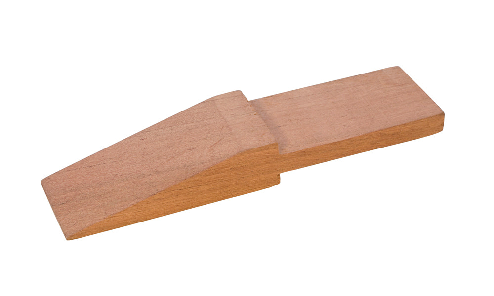 7" x 1-3/4" solid hardwood wooden bench pin for jewelry making and metalworking