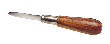 Solid Scraper with hardwood handle and 2.5-inch blade for precision smoothing and deburring