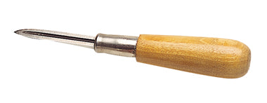 Hollow Scraper with hardwood handle for smoothing and deburring plastics and metals