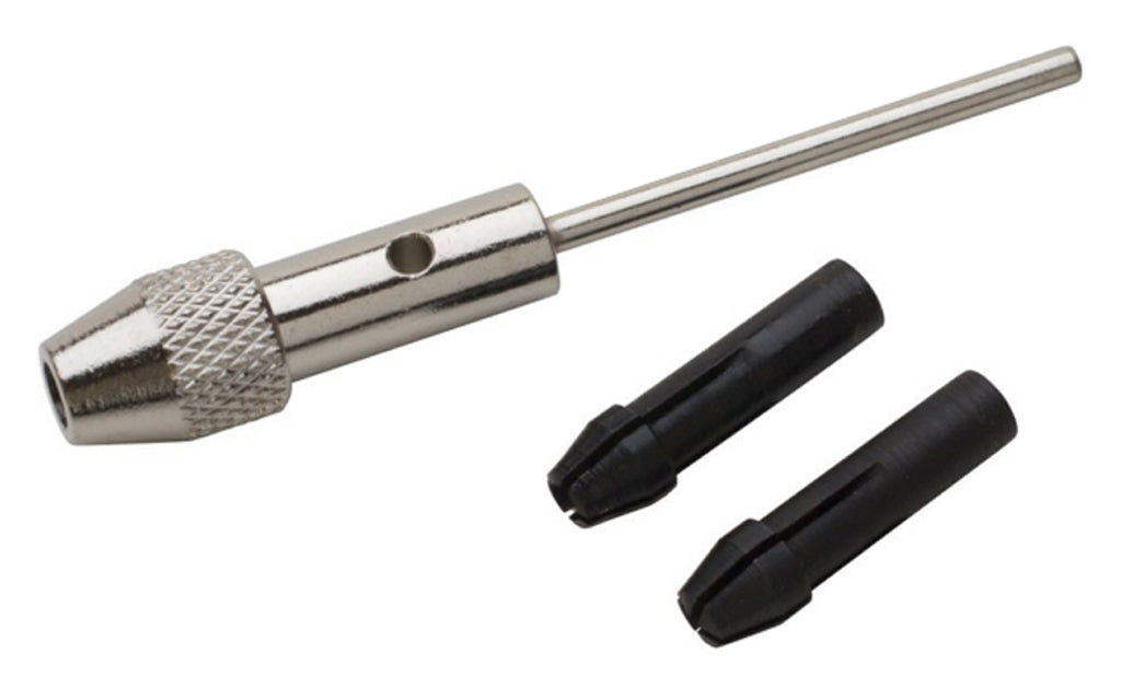 Adapter chuck with 2 collets set for precise bit mounting and micro-drilling tasks