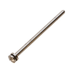 Plain Mini Mandrels 3/32 inch nickel screw-type mandrel for precision jewelry work, 12-pack