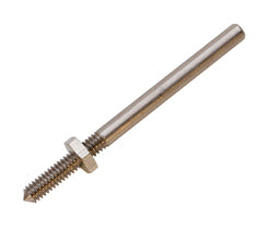 Mini mandrel threaded with nut and 1/8 inch shank for grinding and polishing tools