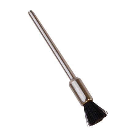 Super 3/8" end brush with stiff bristles and 1/4" ferrule for deburring and cleaning tasks