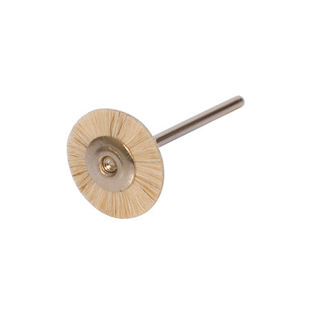 Super 3/4" extra-soft mounted rotary brush with gentle bristles for delicate surface cleaning and detailing