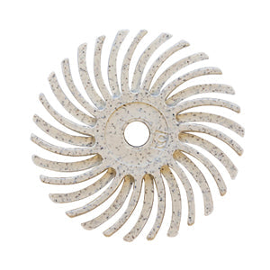 3M Radial Disc 3/4 inch 120 grit white abrasive sanding disc pack of 12 for smooth, consistent finishes on metal, wood, and composites