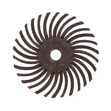 3M RADIAL DISC 1 inch 36 grit dark brown abrasive finishing disc for metal wood and composites