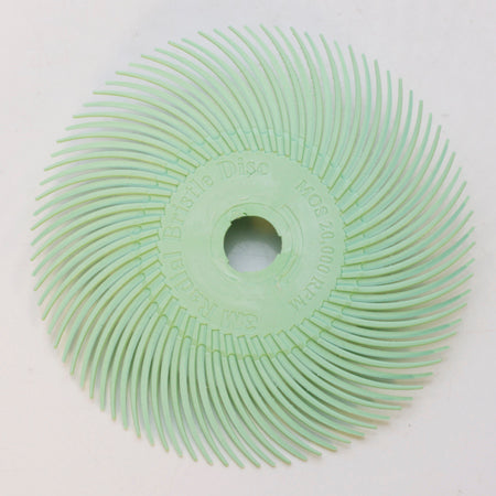 3M Radial Disc 3 light green 1 micron abrasive polishing disc pack of 5