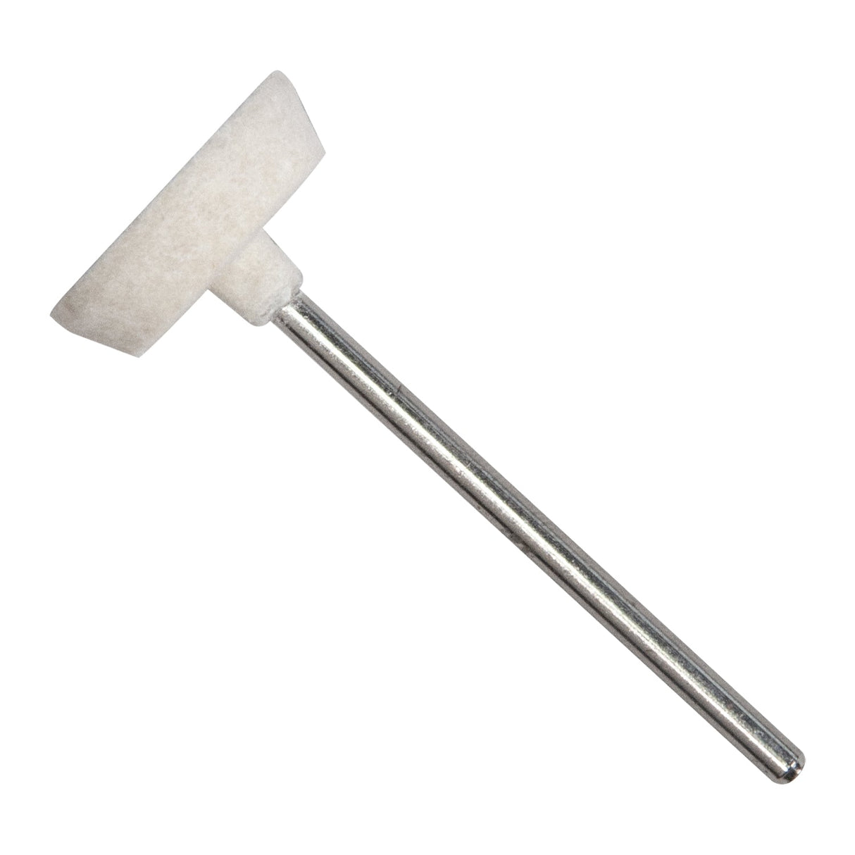 12 Piece Felt Bob Inverted Small Cone polishing tool on metal mandrel for jewelry and metalwork
