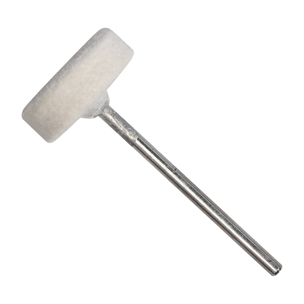 12 Piece Felt Bob small felt polishing wheel with 3/32" mandrel for precision deburring