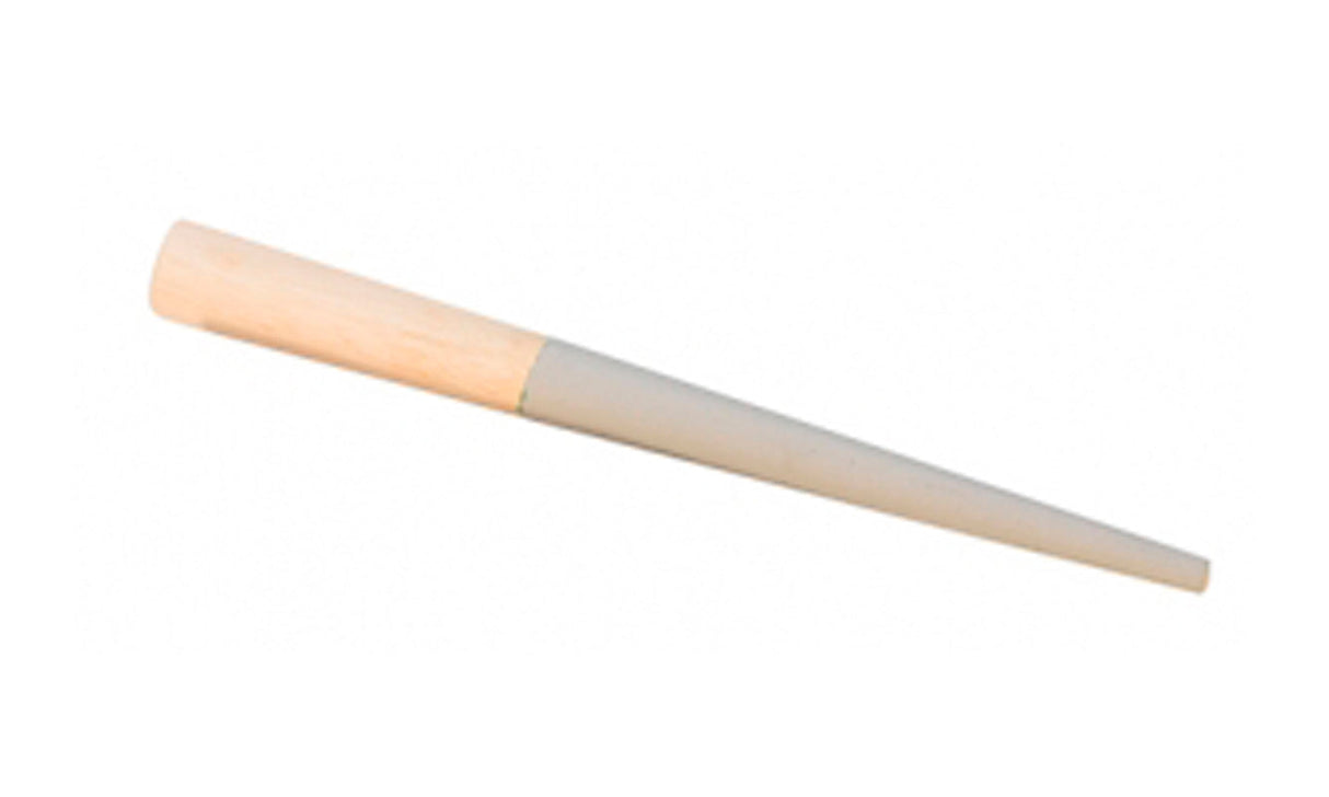 Round sanding stick with tapered tip for jewelry shaping and finishing