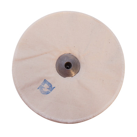Muslin buff with lead center for metal and jewelry polishing, 5 x 54P size for final finishing
