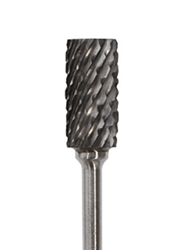3/32" shank inside ring bur coarse carbide steel rotary tool bit for precise deburring and finishing
