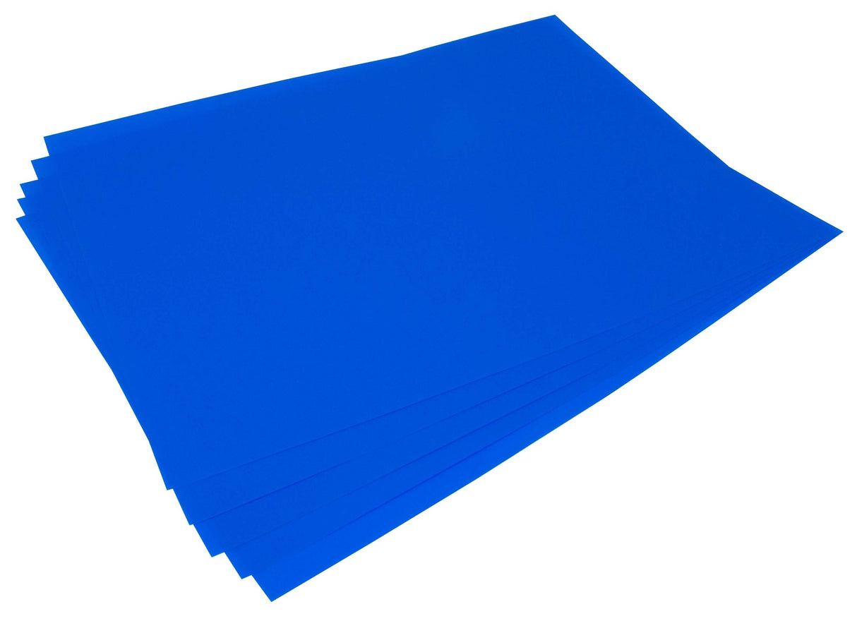 Pack of 5 PnP Blue Transfer Film C-7 sheets for precise metal etching and clean linework