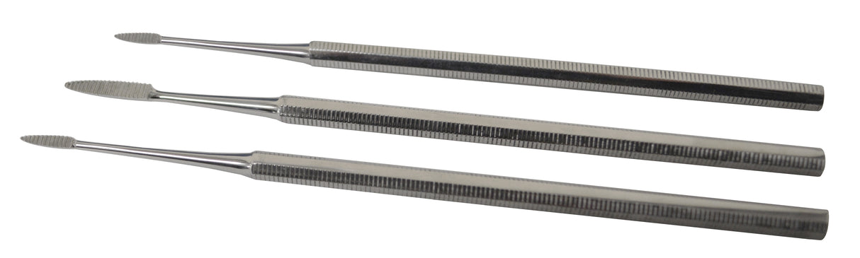 3-Piece Mini Wax Carving File Set by PMC Supplies