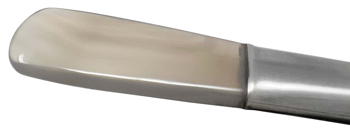 Agate Burnisher Round Wooden Handle Style Flat Stone No.3 by PMC Supplies