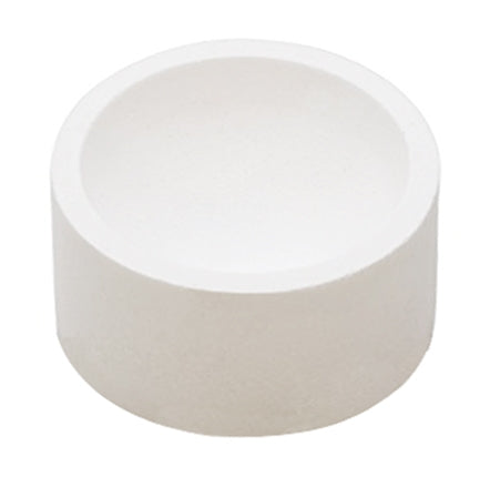 8 oz high-temp ceramic crucible designed for melting platinum with durable heat-resistant construction