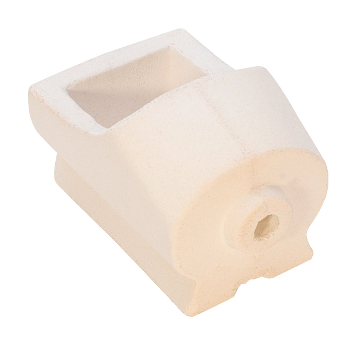 12 oz ceramic centrifugal crucible with slot for Procraft machines, fused silica material, heat resistant up to 2500F for jewelry casting