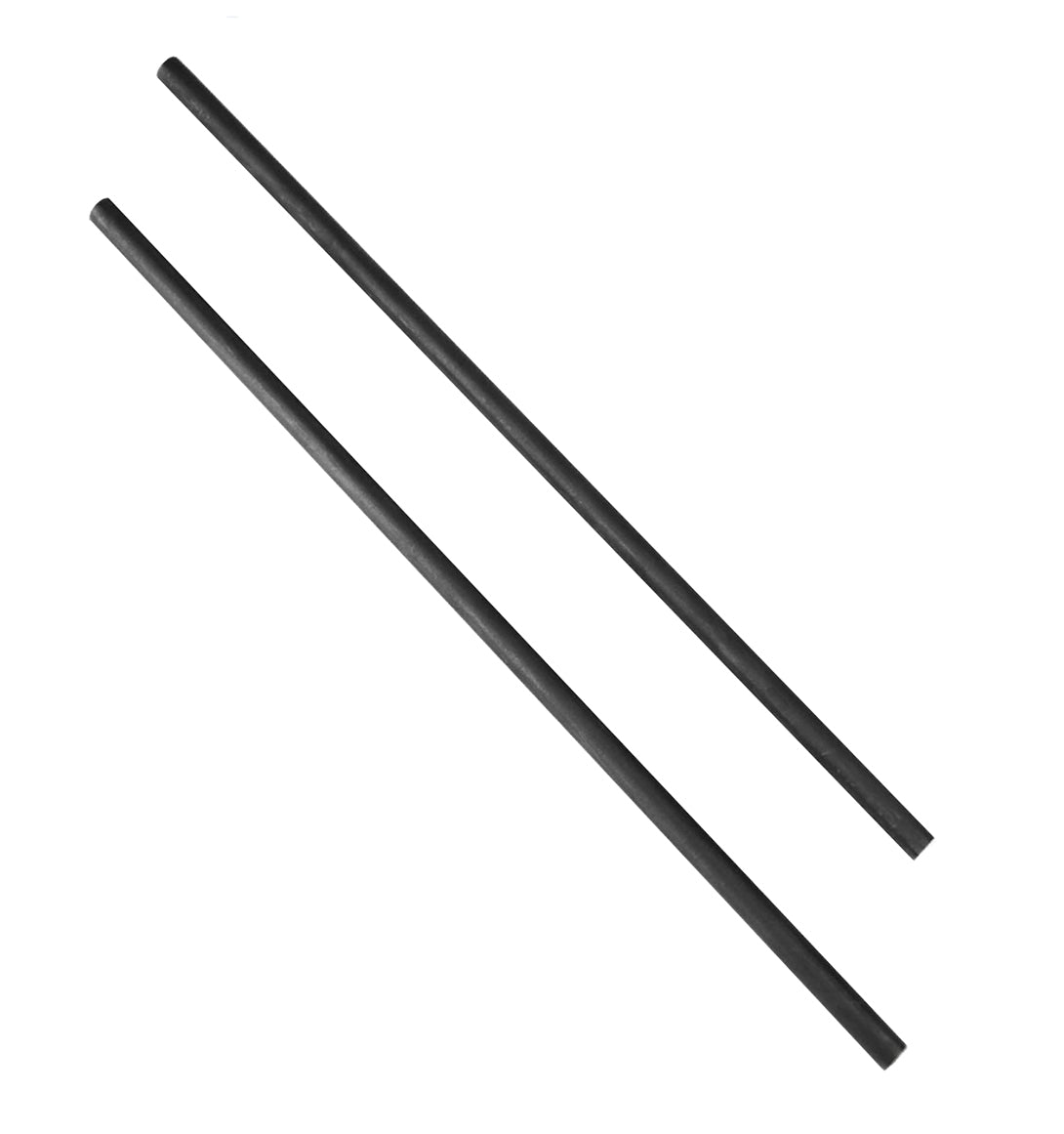 Pack of 2 graphite crucible stir rods 5/16 inch diameter 12 inch length for molten material stirring