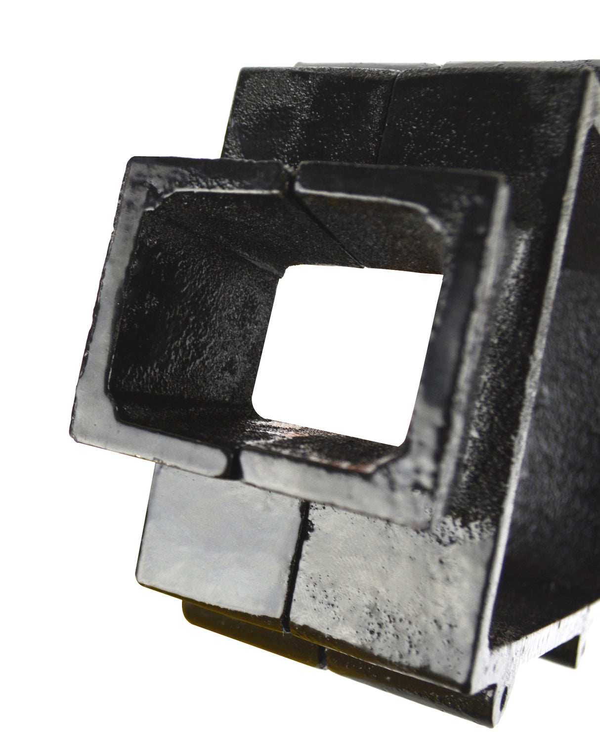 2-Piece Cast Iron Mold Flask Frame with 4 Pins by PMC Supplies