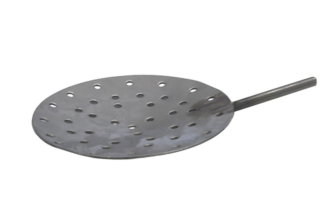 8" Diameter Stainless Steel Shallow Dish Skimmer w/ Holes by PMC Supplies