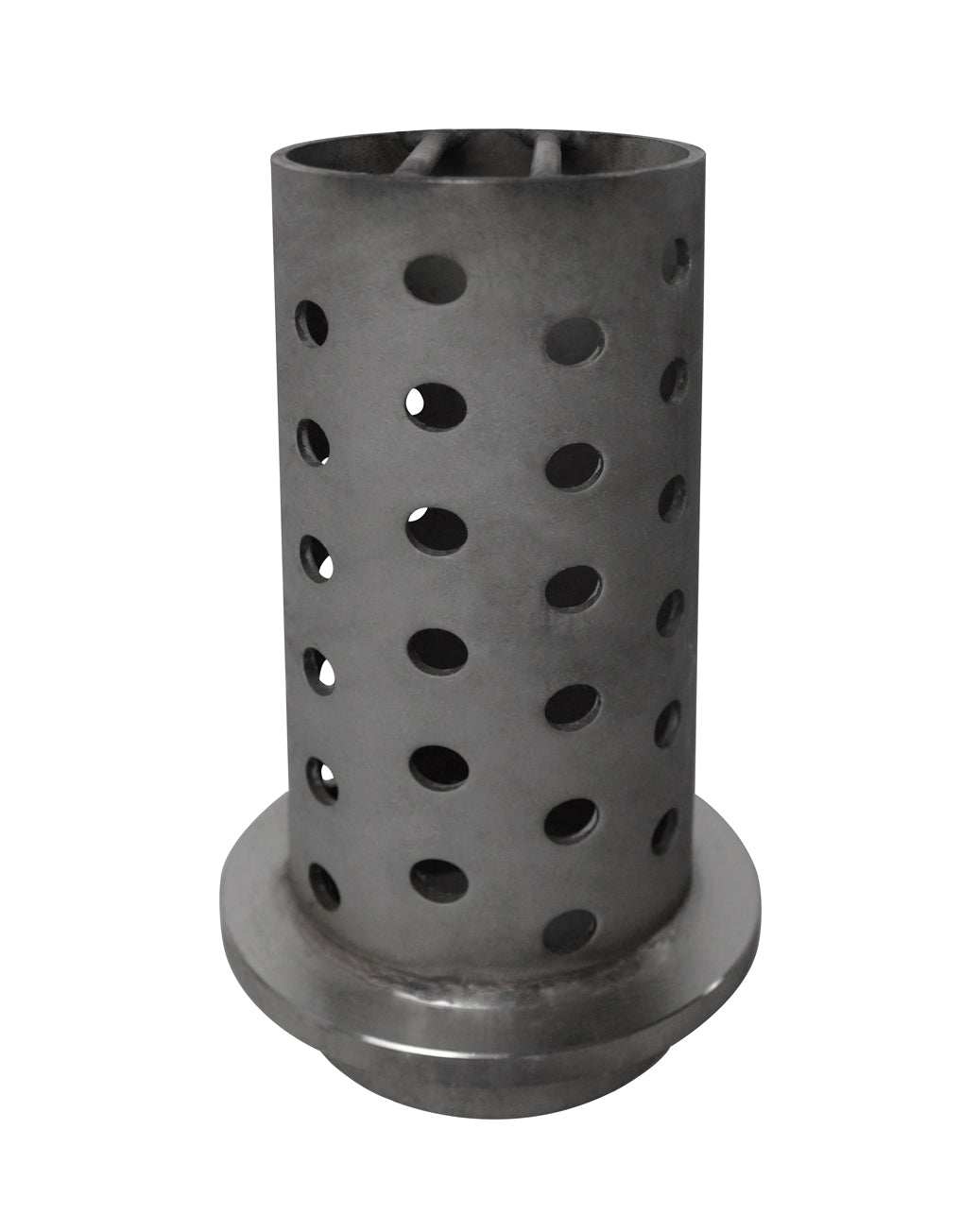 3.5" x 8" Perforated Stainless Steel Flask by PMC Supplies