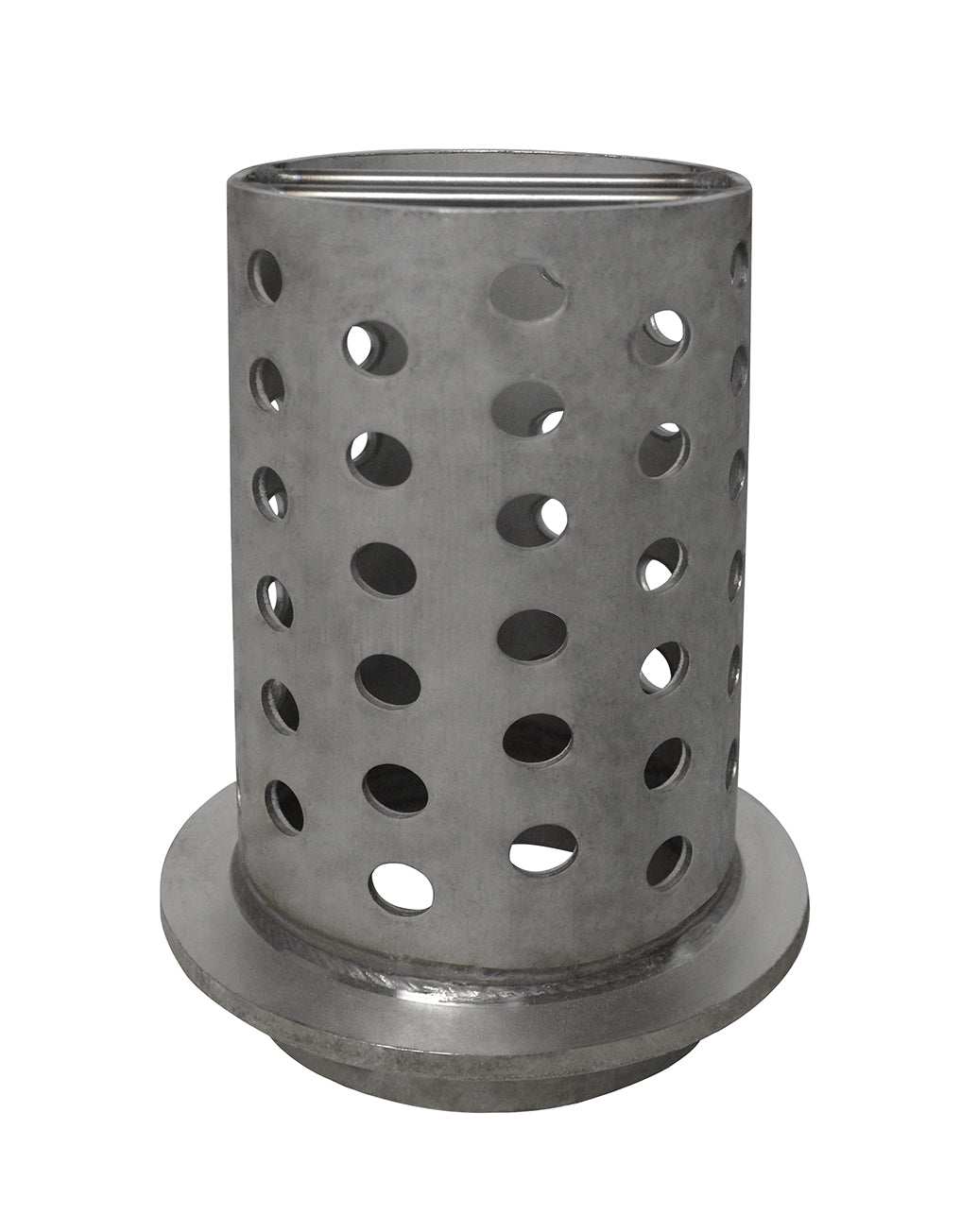 4" x 7.5" Perforated Stainless Steel Flask by PMC Supplies