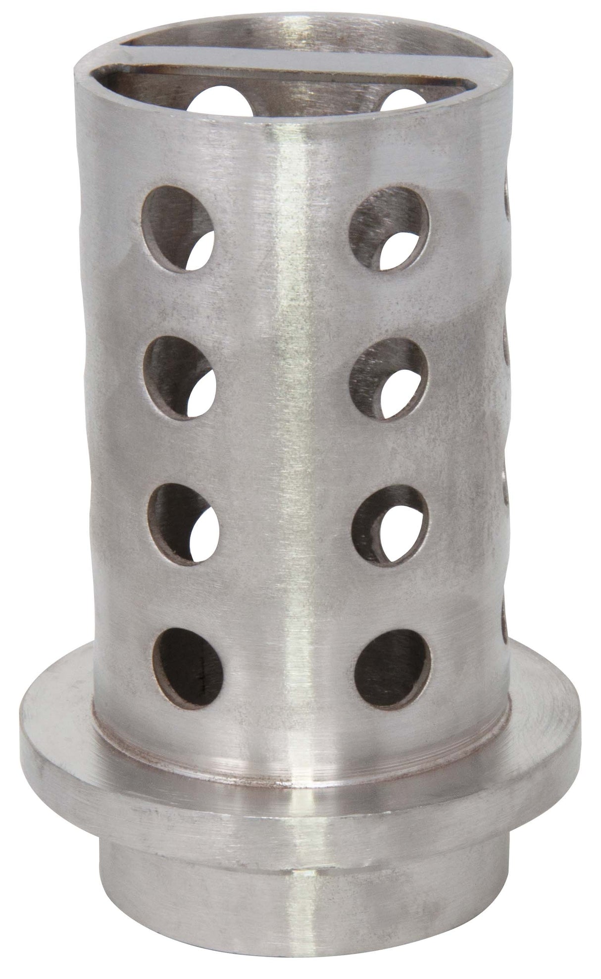 2-1/2" x 5" Perforated Stainless Steel Flask by PMC Supplies