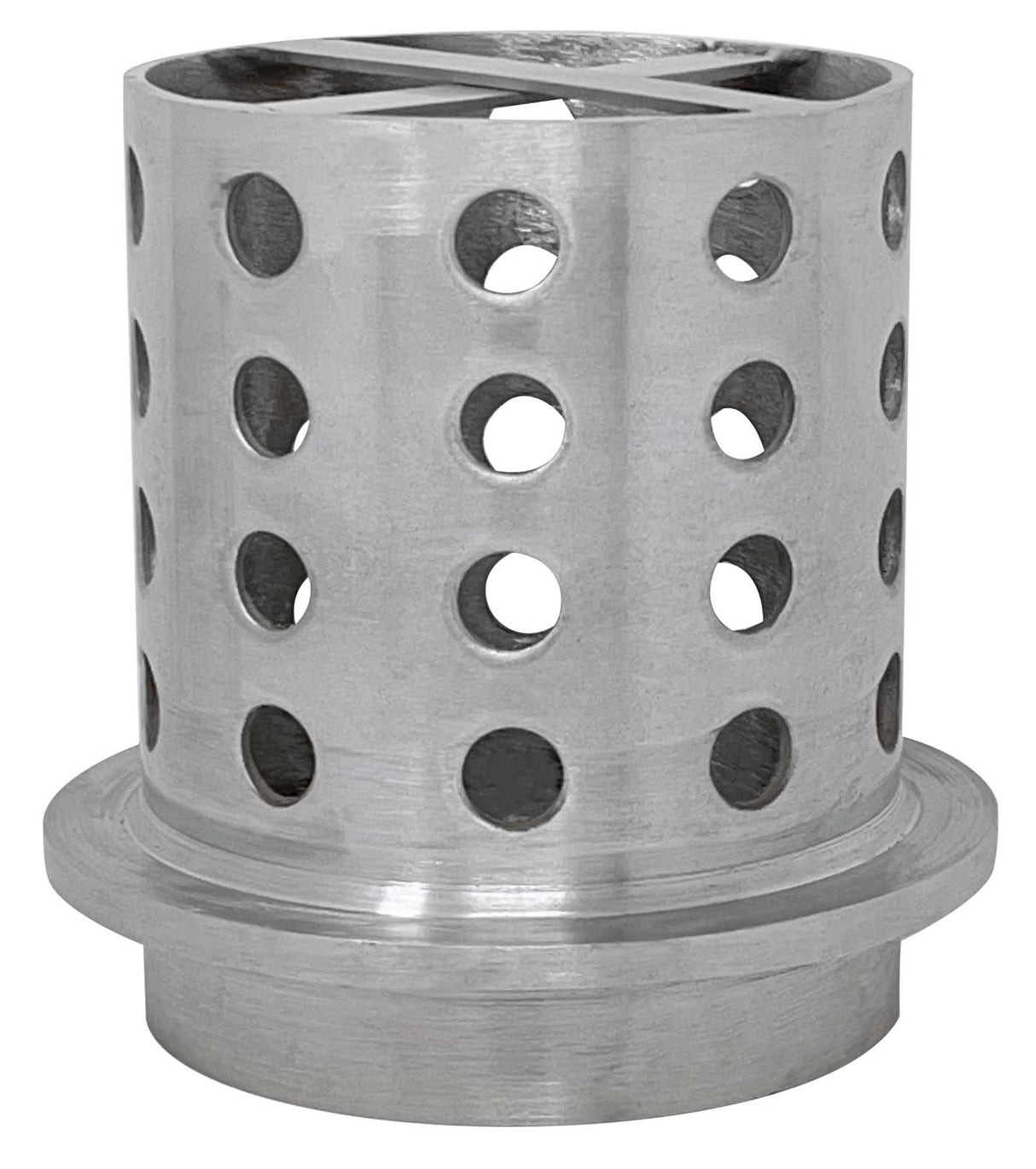 4" x 5" Perforated Stainless Steel Flask by PMC Supplies