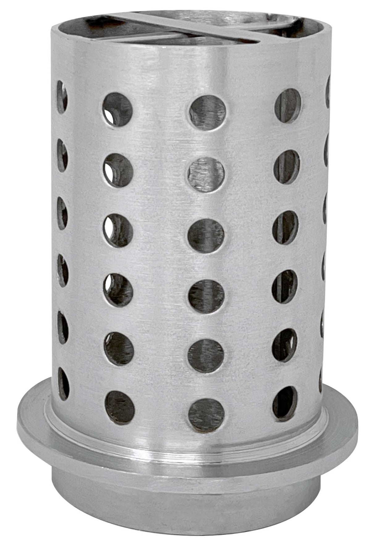 4" x 7" Perforated Stainless Steel Flask by PMC Supplies