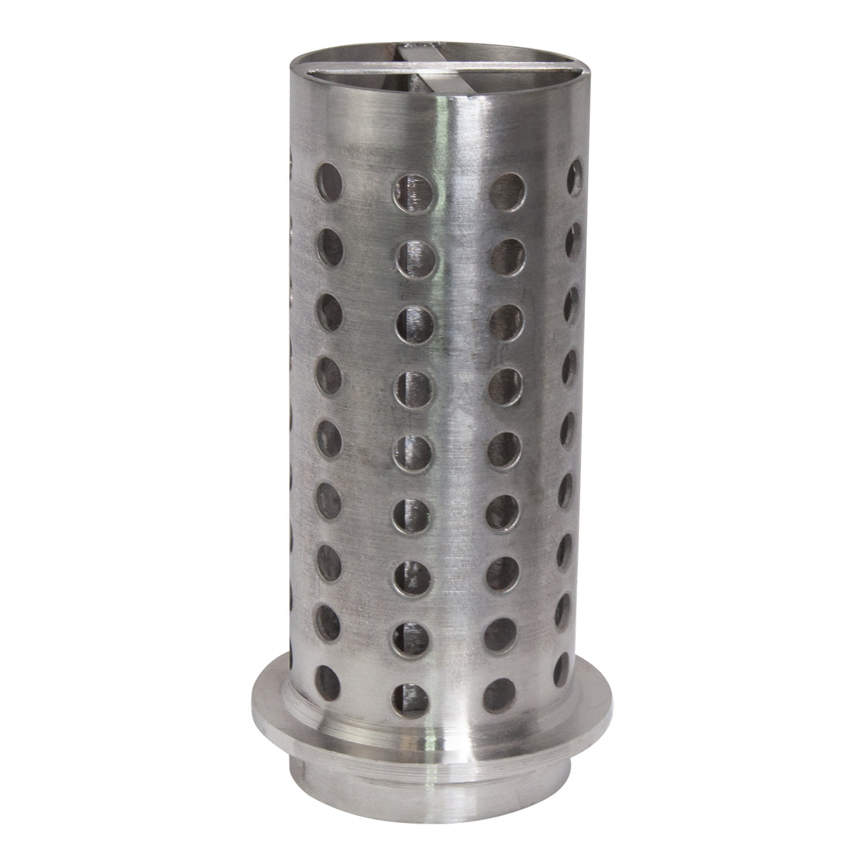 4" x 10" Perforated Stainless Steel Flask by PMC Supplies