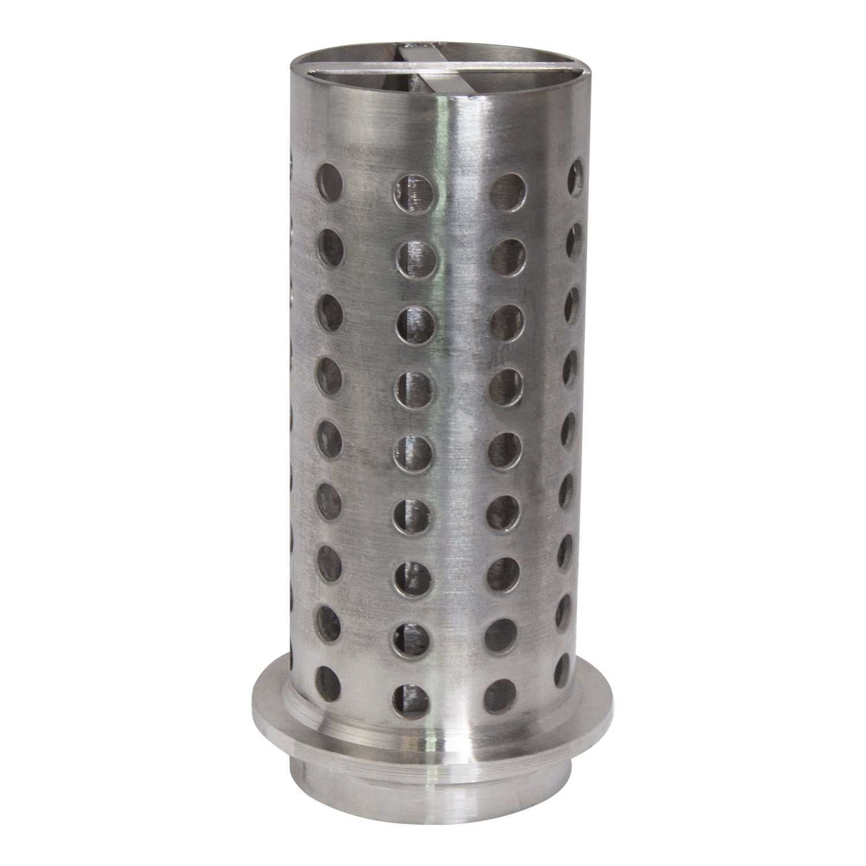 4" x 10" Perforated Stainless Steel Flask by PMC Supplies