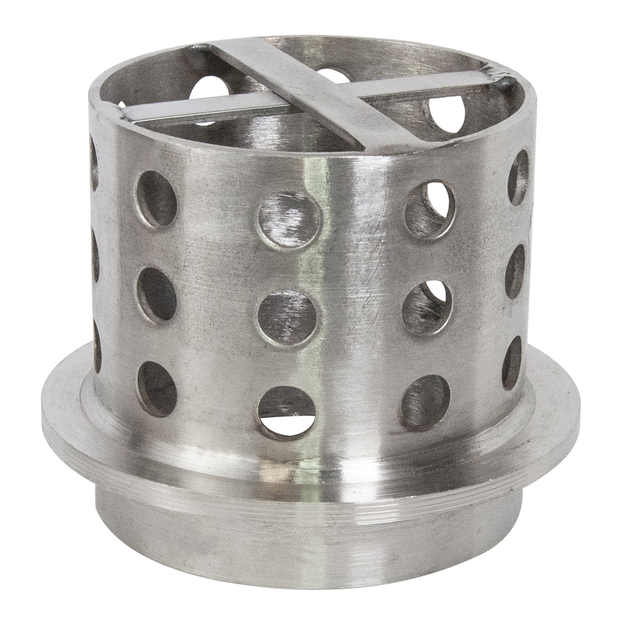 4" x 4" Perforated Stainless Steel Casting Flask by PMC Supplies