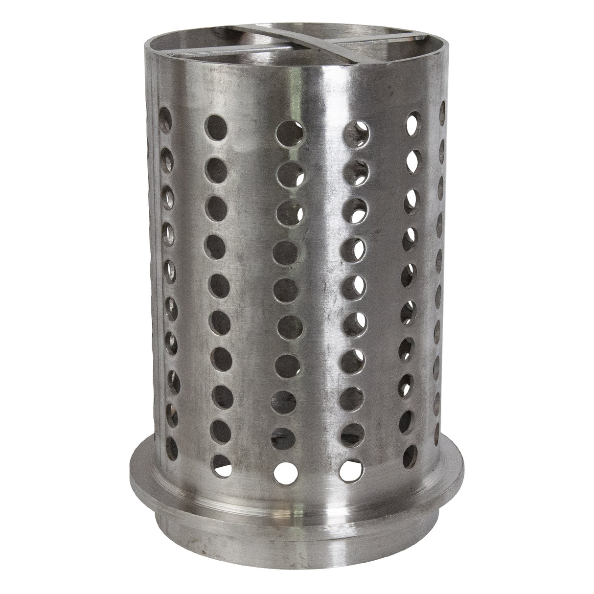 6" x 10" Perforated Stainless Steel Flask by PMC Supplies