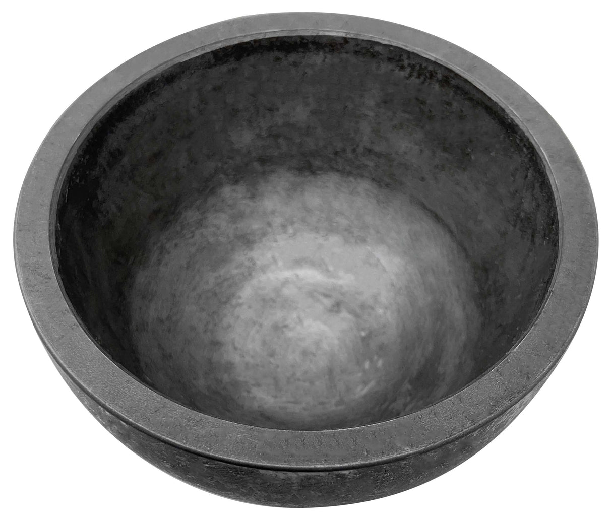 8-inch premium deep pitch bowl made of durable iron for chasing and repoussé metalwork
