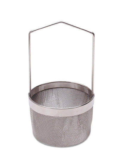 Small Task Basket 4-inch tall stainless steel mesh ultrasonic cleaning basket for small parts