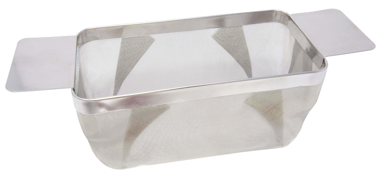 8x4x3.5 inch stainless steel extra-fine mesh cleaning basket for jewelry